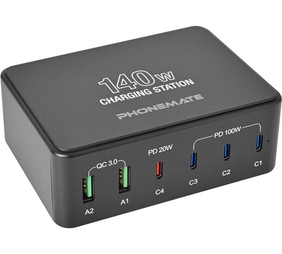 Многопортовая зарядная станция Phonemate PM118H 140В М7765459