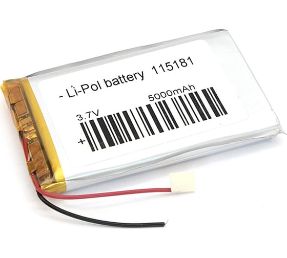 Аккумулятор AMPERIN Li-Pol батарея 11*51*81мм 2pin 3.7V/5000mAh 079591