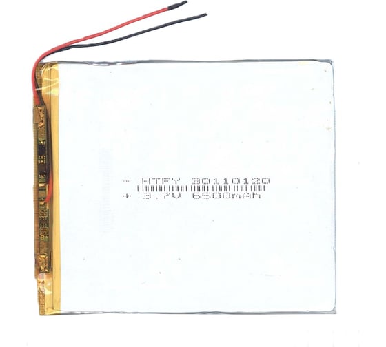 Аккумулятор AMPERIN Li-Pol батарея 3*110*120мм 2pin 3.7V/6500mAh 017392