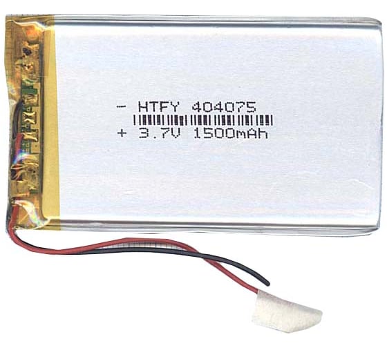 Аккумулятор AMPERIN Li-Pol (батарея) 4*40*75мм 2pin 3.7V/1500mAh 017262 1
