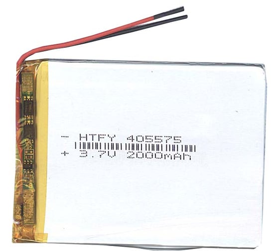 Аккумулятор AMPERIN Li-Pol (батарея) 4*55*75мм 2pin 3.7V/2000mAh 017269 1