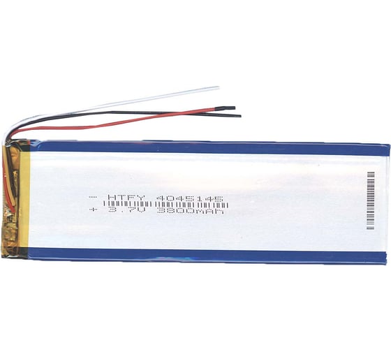 Аккумулятор AMPERIN Li-Pol (батарея) 4*45*145мм 3pin 3.7V/3800mAh 017338