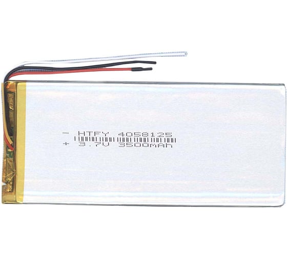 Аккумулятор AMPERIN Li-Pol (батарея) 4*58*125мм 3pin 3.7V/3500mAh 017326