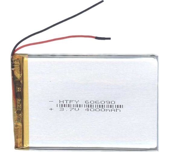 Аккумулятор AMPERIN Li-Pol (батарея) 6*60*90мм 2pin 3.7V/4000mAh 017360