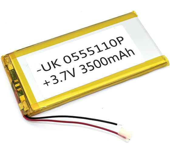 Аккумулятор AMPERIN Li-Pol (батарея) 5*55*110мм 2pin 3.7V/3500mAh 086282