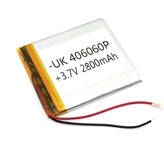 Аккумулятор AMPERIN Li-Pol (батарея) 4*60*60мм 2pin 3.7V/2800mAh 086273