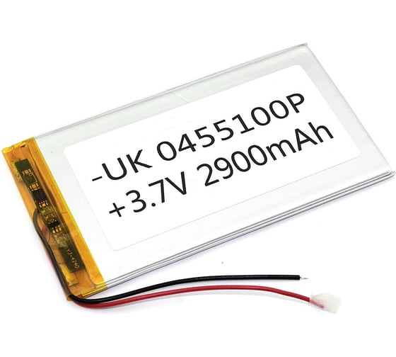 Аккумулятор AMPERIN Li-Pol (батарея) 4*55*100мм 2pin 3.7V/2900mAh 086270 1