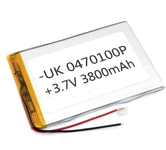 Аккумулятор AMPERIN Li-Pol (батарея) 4*70*100мм 2pin 3.7V/3800mAh 086276 1