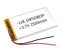 Аккумулятор AMPERIN Li-Pol (батарея) 4*50*80мм 2pin 3.7V/2500mAh 086268