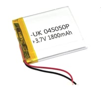 Аккумулятор AMPERIN Li-Pol (батарея) 4*50*50мм 2pin 3.7V/1800mAh 086265