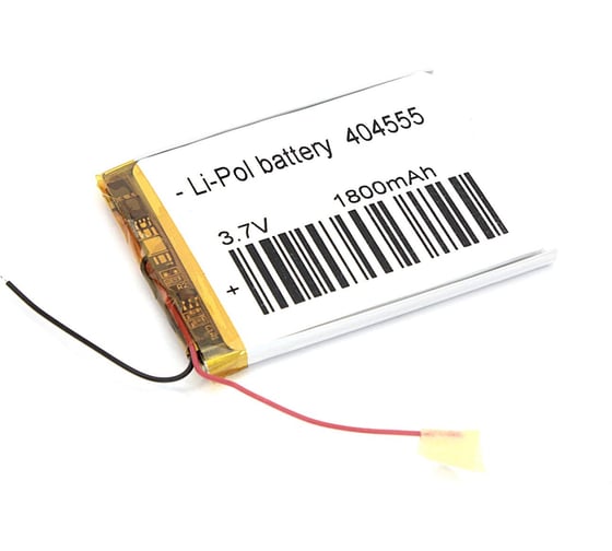 Аккумулятор AMPERIN Li-Pol (батарея) 4*45*55мм 2pin 3.7V/550mAh 080511 1