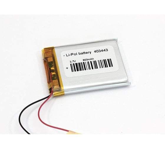 Аккумулятор AMPERIN Li-Pol (батарея) 4*34*43мм 2pin 3.7V/430mAh 080513 1