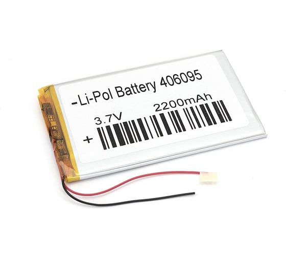 Аккумулятор AMPERIN Li-Pol (батарея) 4*60*95мм 2pin 3.7V/2200mAh 080507 1