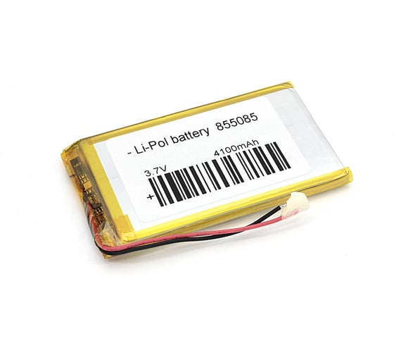 Аккумулятор AMPERIN Li-Pol (батарея) 8.5*50*85мм 2pin 3.7V/4100mAh 079675 1