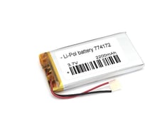 Аккумулятор AMPERIN Li-Pol (батарея) 7.7*41*72мм 2pin 3.7V/2200mAh 079669