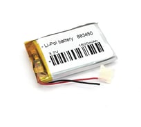 Аккумулятор AMPERIN Li-Pol (батарея) 8.8*34*50мм 2pin 3.7V/1600mAh 079672