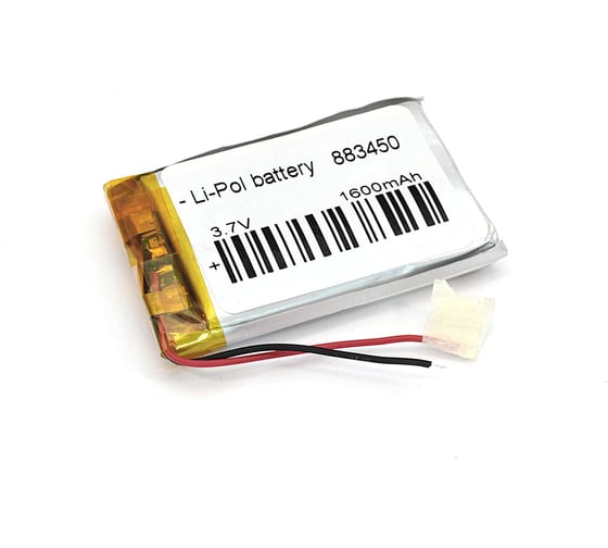 Аккумулятор AMPERIN Li-Pol (батарея) 8.8*34*50мм 2pin 3.7V/1600mAh 079672 1