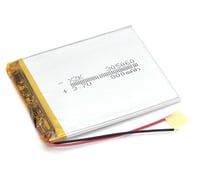 Аккумулятор AMPERIN Li-Pol батарея 3*50*60мм 2pin 3.7V/800mAh 079614