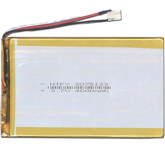 Аккумулятор AMPERIN Li-Pol батарея 3*75*123мм 3pin 3.7V/4000mAh 017350