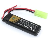Аккумулятор AMPERIN Li-Pol 7.4v 501855 1400mah разъем mini Tamiya plug 096997