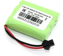 Аккумулятор AMPERIN Ni-MH 3.6V 2400mAh AA Flatpack разъем SM 091344