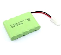 Аккумулятор AMPERIN Ni-Mh 6V 2400 mAh AA Flatpack разъем 5559 096947