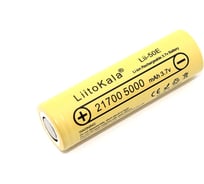 Аккумулятор AMPERIN типа 21700 Li-Ion LiitoKala Lii-50E 5000mAh, 3.7V 095357