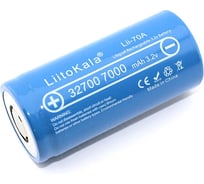 Аккумулятор AMPERIN типа 32700 LiitoKala Lii-70A высокотоковый LiFePO4 3.2V, 7000mAh 095358