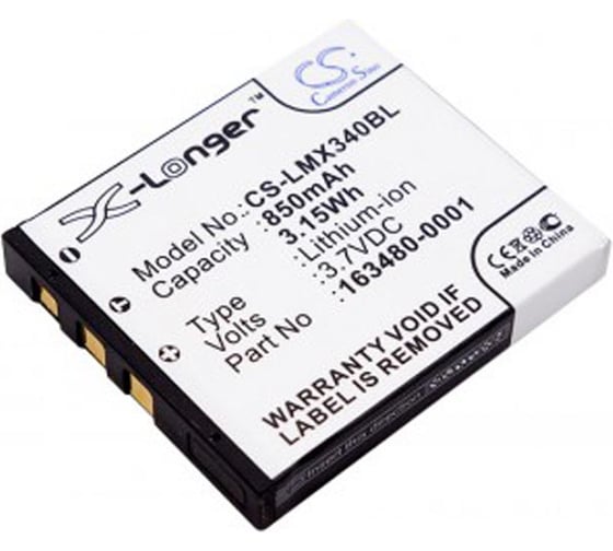 Аккумулятор AMPERIN CS-LMX340BL для HONEYWELL 8650, 8670, Voyager 1602G 850mAh 064725 1