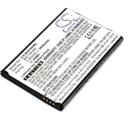 Аккумулятор AMPERIN CS-BUF400BL для Bluebird EF400 3000mAh 3.85V Li-ion 080490 1