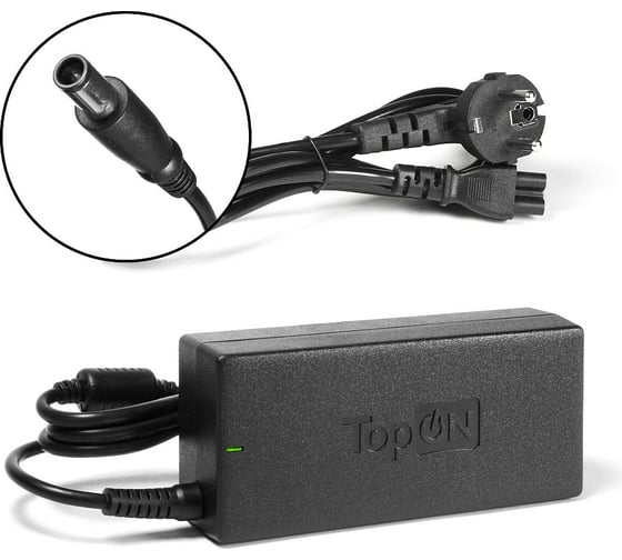 Блок питания TopOn для HP 19V 4.74A (7.4x5.0) 90W PPP012H-S TOP-HP05 1