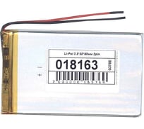 Аккумулятор AMPERIN Li-Pol батарея 3.5*50*80мм 2pin 3.7V/1100mAh 018163