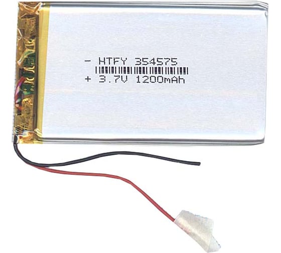 Аккумулятор AMPERIN Li-Pol батарея 3.5*45*75мм 2pin 3.7V/1200mAh 017258 1