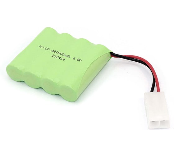 Аккумулятор AMPERIN Ni-Cd 4.8V 1800 mAh AA Flatpack разъем KET-2P 082367 1