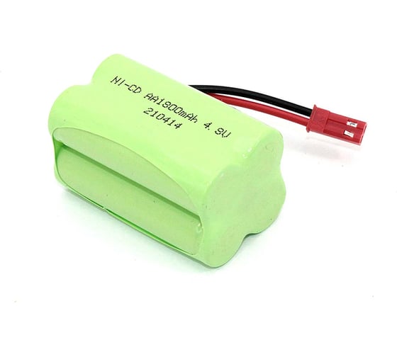 Аккумулятор AMPERIN Ni-Cd 4.8V 1800 mAh AA Row разъем JST 082369 1