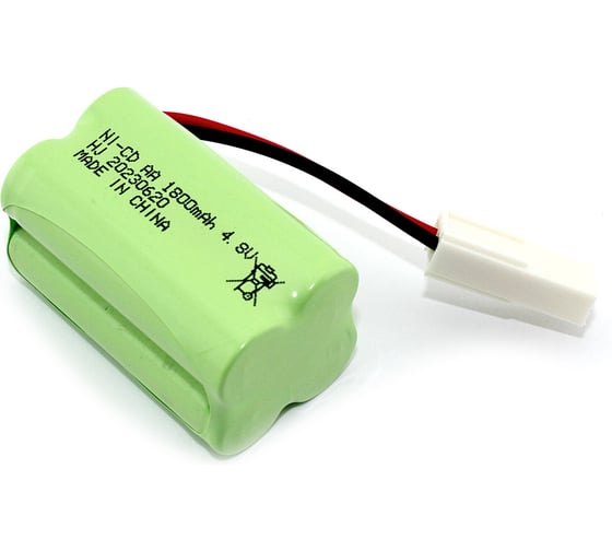 Аккумулятор AMPERIN Ni-Cd 4.8V 1800 mAh AA Row разъем EL-2p 096891 1