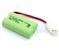 Аккумулятор AMPERIN Ni-Cd 2.4V 1800mah AA Flatpack разъем EL-2P plug 096875