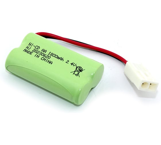 Аккумулятор AMPERIN Ni-Cd 2.4V 1800mah AA Flatpack разъем EL-2P plug 096875