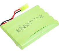 Аккумулятор AMPERIN Ni-cd 12V 1800mAh AA Flatpack разъем Tamiya 096879
