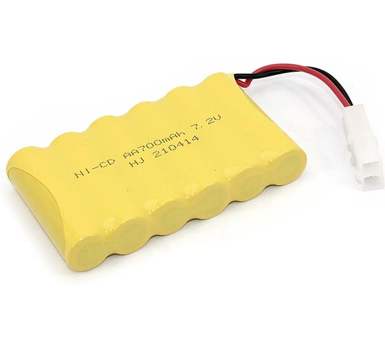 Аккумулятор AMPERIN Ni-Cd 7.2V 700 mAh AA Flatpack разъем KET-2P 082372 1