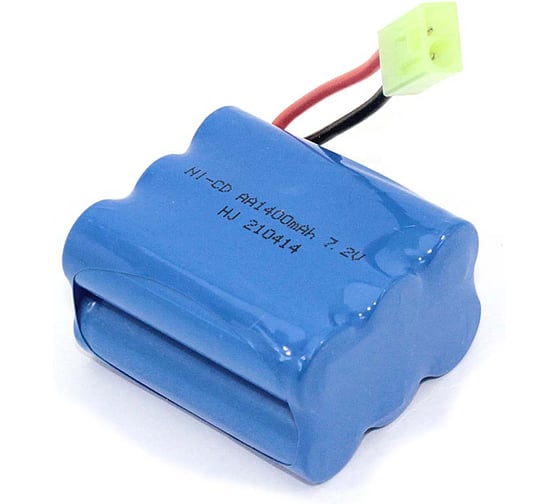Аккумулятор AMPERIN Ni-Cd 7.2V 1400 mAh AA Row разъем mini Tamiya 082376 1