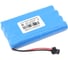 Аккумулятор AMPERIN Ni-Cd 9,6V 1400mAh AA Flatpack разъем SM 091324 1