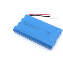 Аккумулятор AMPERIN Ni-Cd 9,6V 1400mAh AA Flatpack разъем 5559 096915