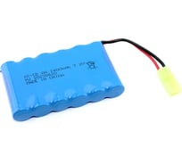Аккумулятор AMPERIN Ni-Cd 7.2V 1400 mAh AA Flatpack разъем Tamiya 096906