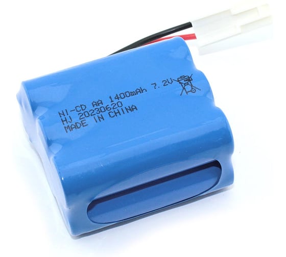 Аккумулятор AMPERIN Ni-Cd 7.2V 1400 mAh AA Row разъем EL-2P 096909 1