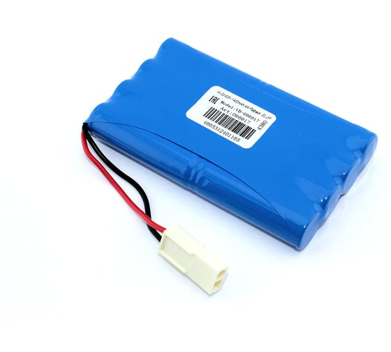 Аккумулятор AMPERIN Ni-Cd 9,6V 1400mAh AA Flatpack разъем EL-2P 096917 1