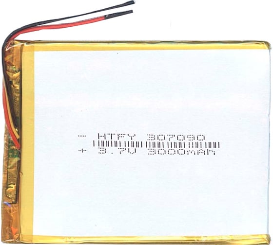Аккумулятор AMPERIN Li-Pol батарея 3*70*90мм 3pin 3.7V/3000mAh 017314 1