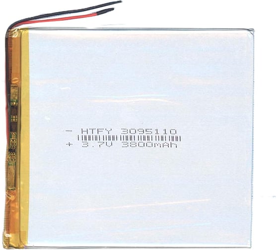 Аккумулятор AMPERIN Li-Pol батарея 3*95*110мм 2pin 3.7V/3800mAh 017335 1
