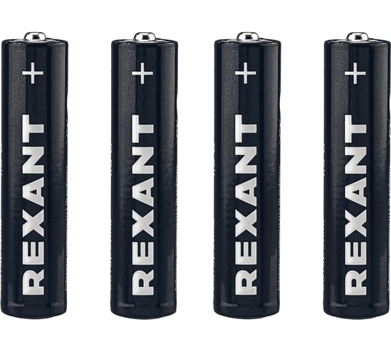 Батарейка алкалиновая REXANT AAA/LR03 мизинчиковая 1,5В блистер 24 шт. 39-1013