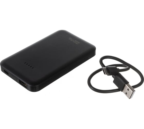 Внешний аккумулятор TopOn 5000mAh магнитная беспроводная зарядка 15W, PD 20W Черный TOP-M5